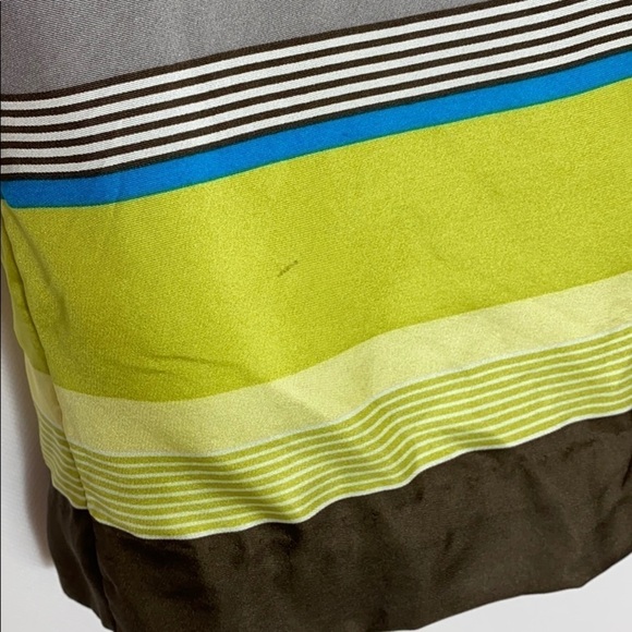 Banana Republic striped silk strapless dress 6 - Picture 8 of 8